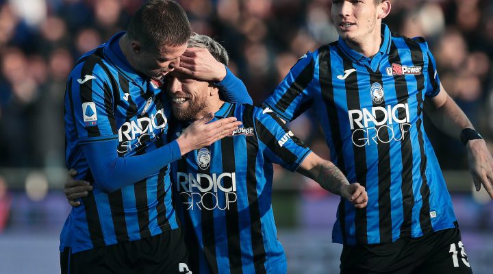 during the Serie A match between Atalanta BC and Parma Calcio at Gewiss Stadium on January 6, 2020 in Bergamo, Italy.